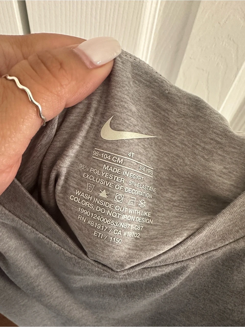 Nike Boys' Gray Heather Tee and Shorts set